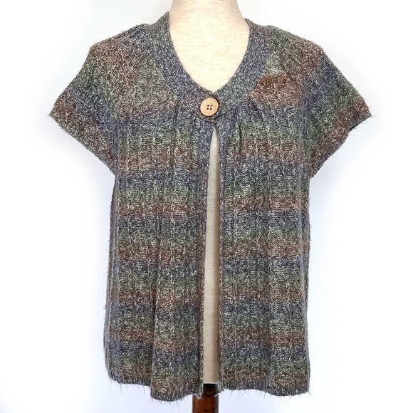 Dressbarn Heathered Open Cardigan Sz 14 - Picture 1 of 8